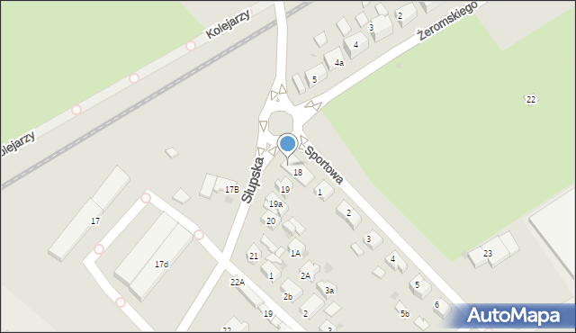 Lębork, Słupska, 18A, mapa Lębork