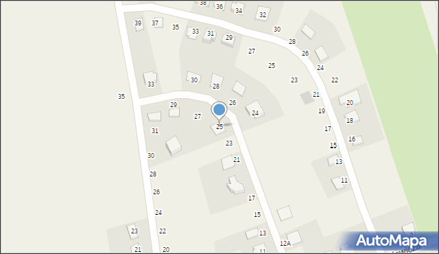 Legnickie Pole, Słowackiego Juliusza, 25, mapa Legnickie Pole