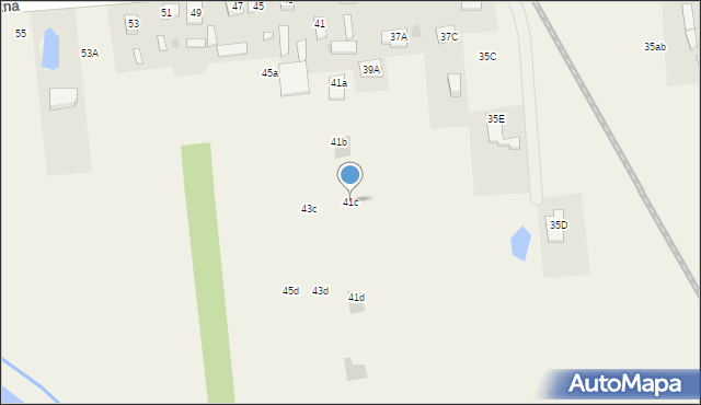 Lesznowola, Słoneczna, 41c, mapa Lesznowola