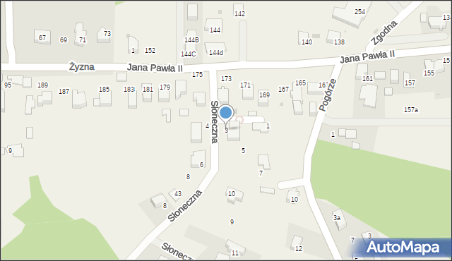 Libertów, Słoneczna, 3, mapa Libertów