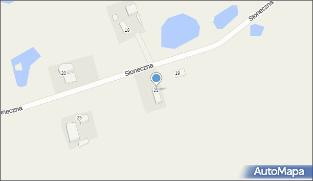 Licze, Słoneczna, 21, mapa Licze