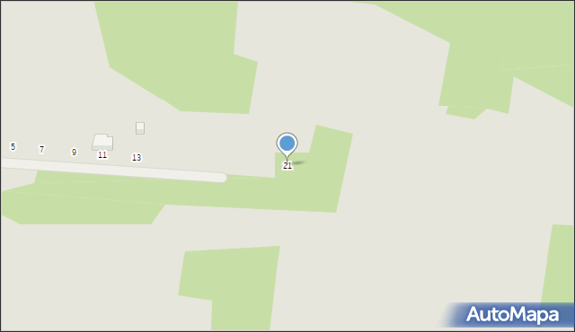 Łochów, Słoneczna, 21, mapa Łochów