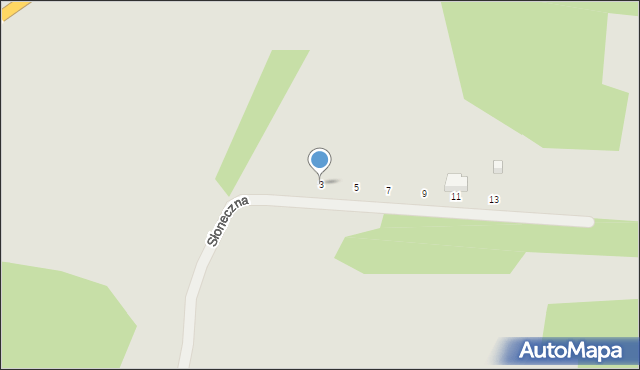 Łochów, Słoneczna, 3, mapa Łochów