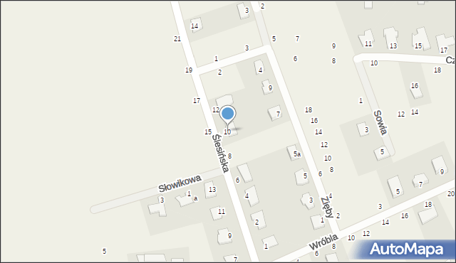 Łochowice, Ślesińska, 10, mapa Łochowice
