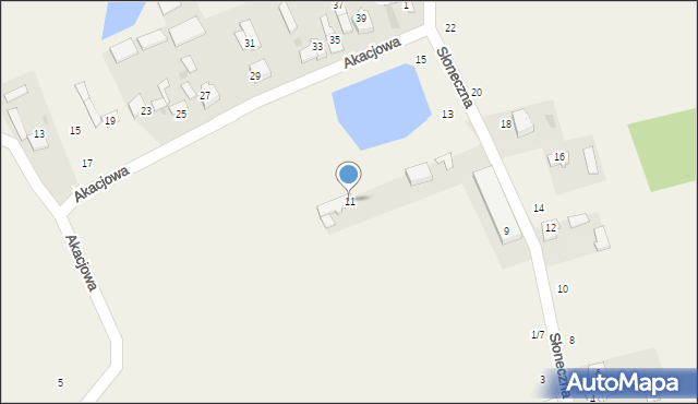 Łochynia, Słoneczna, 11, mapa Łochynia