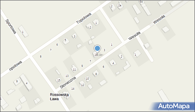 Łomazy, Słoneczna, 5, mapa Łomazy