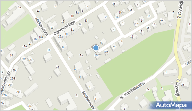 Lubań, Słoneczna, 10, mapa Lubań