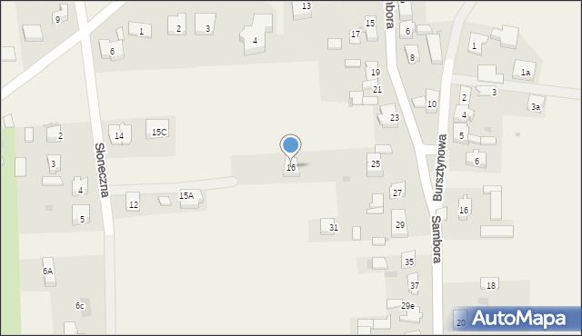 Lubiszewo Tczewskie, Słoneczna, 16, mapa Lubiszewo Tczewskie