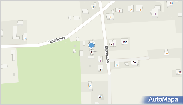 Lubiszewo Tczewskie, Słoneczna, 3, mapa Lubiszewo Tczewskie