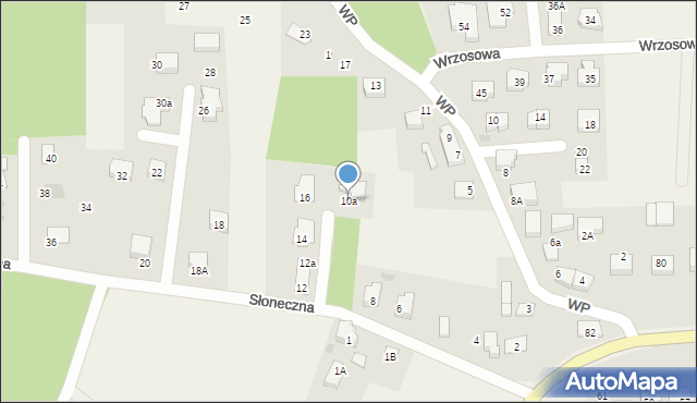 Lublewo Gdańskie, Słoneczna, 10a, mapa Lublewo Gdańskie