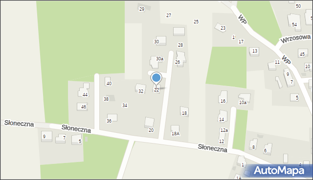 Lublewo Gdańskie, Słoneczna, 22, mapa Lublewo Gdańskie