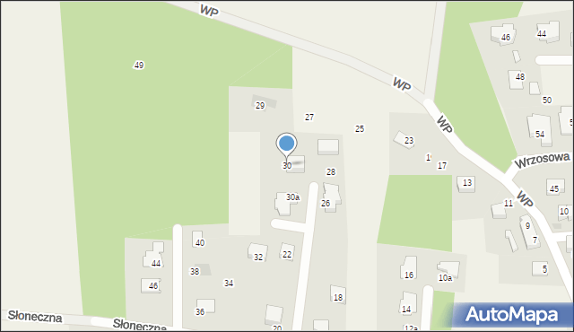 Lublewo Gdańskie, Słoneczna, 30, mapa Lublewo Gdańskie