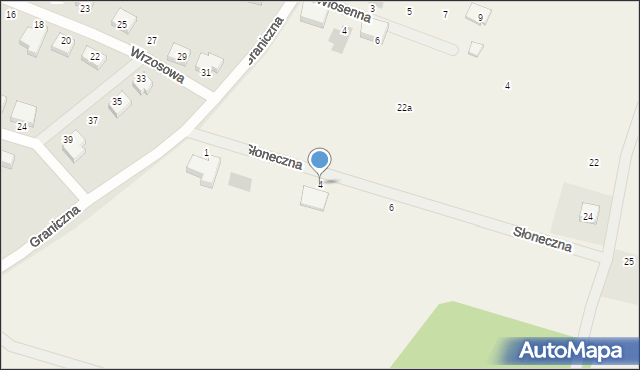 Lubowidz, Słoneczna, 4, mapa Lubowidz