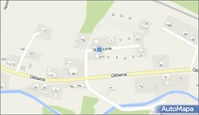 Ludwikowice Kłodzkie, Słoneczna, 4, mapa Ludwikowice Kłodzkie
