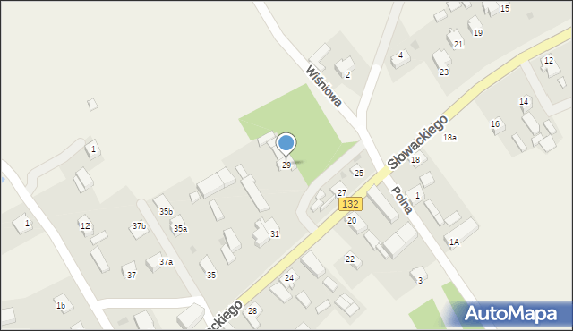 Łupowo, Słowackiego Juliusza, 29, mapa Łupowo