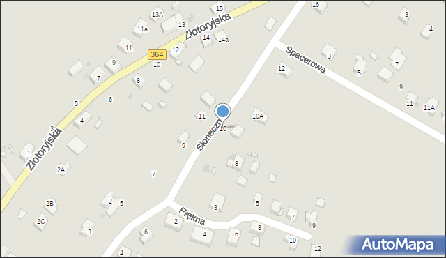 Lwówek Śląski, Słoneczna, 10, mapa Lwówek Śląski