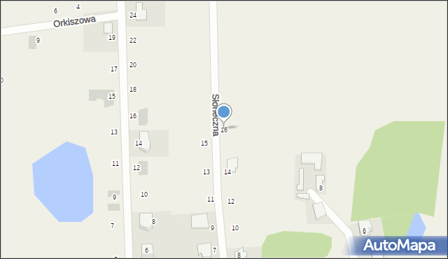 Małkowo, Słoneczna, 16, mapa Małkowo