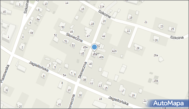 Marcinkowice, Słoneczna, 40a, mapa Marcinkowice