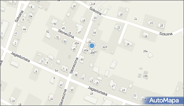 Marcinkowice, Słoneczna, 40b, mapa Marcinkowice