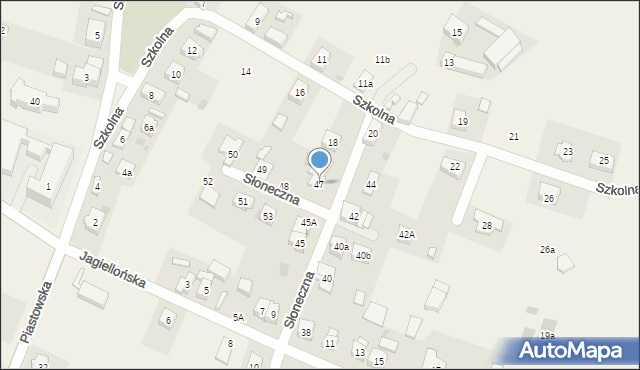 Marcinkowice, Słoneczna, 47, mapa Marcinkowice