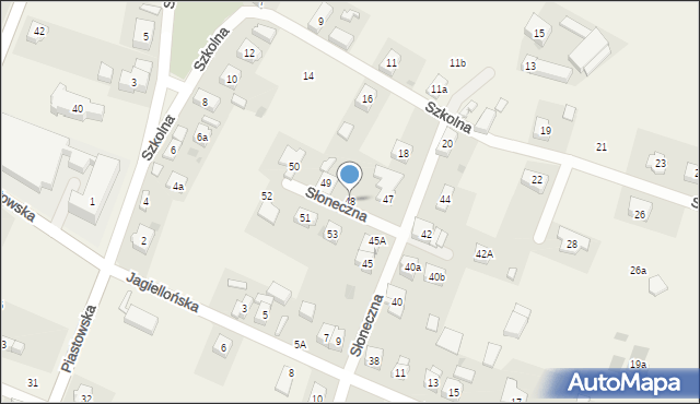 Marcinkowice, Słoneczna, 48, mapa Marcinkowice