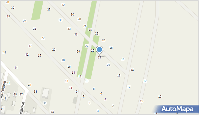 Maszewo Duże, Słowackiego Juliusza, 23, mapa Maszewo Duże