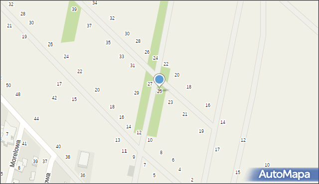 Maszewo Duże, Słowackiego Juliusza, 25, mapa Maszewo Duże