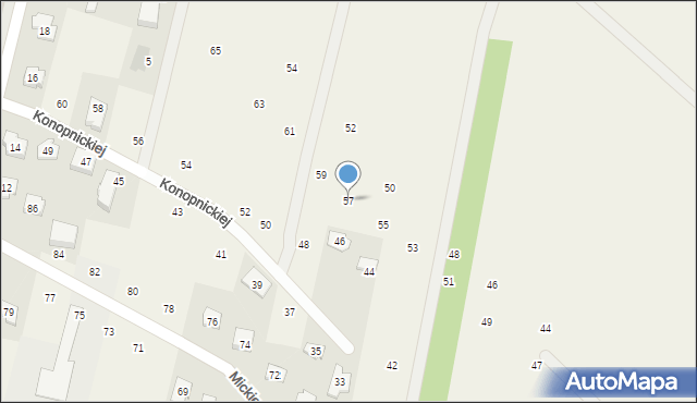 Maszewo Duże, Słowackiego Juliusza, 57, mapa Maszewo Duże