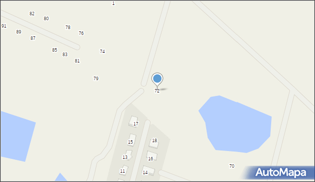 Maszewo Duże, Słowackiego Juliusza, 72, mapa Maszewo Duże