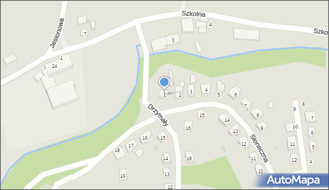 Miasteczko Krajeńskie, Słoneczna, 1, mapa Miasteczko Krajeńskie