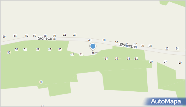 Michałowice, Słoneczna, 39, mapa Michałowice
