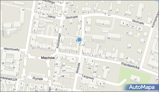 Miechów, Służba Polsce, 3, mapa Miechów