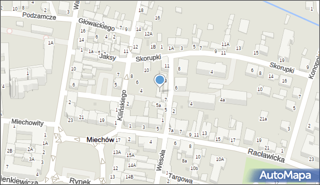 Miechów, Służba Polsce, 7a, mapa Miechów