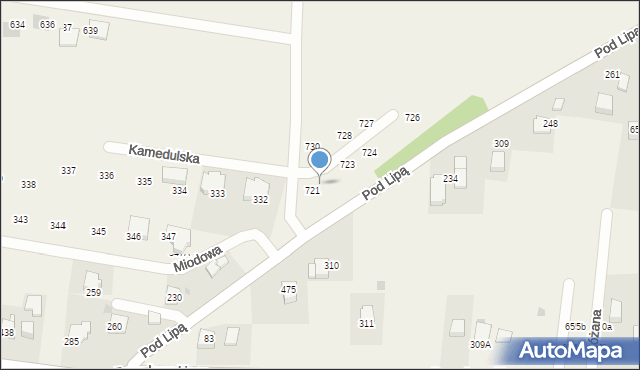 Mników, Słoneczne Wzgórze, 2, mapa Mników