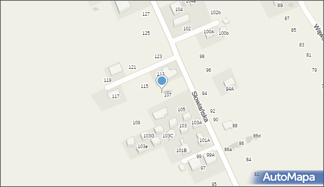 Modlniczka, Słowiańska, 111, mapa Modlniczka