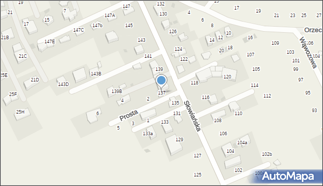 Modlniczka, Słowiańska, 137, mapa Modlniczka