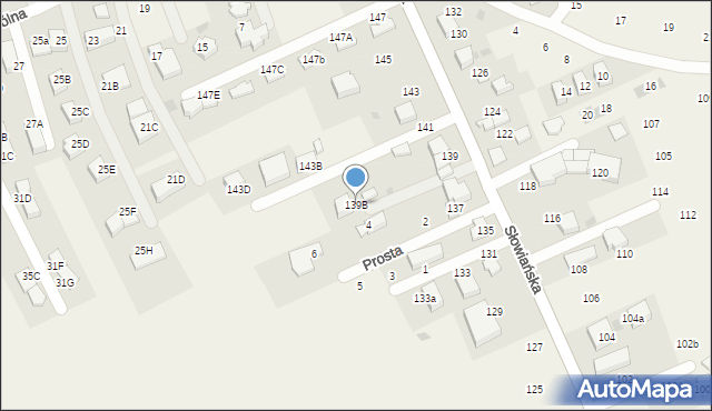 Modlniczka, Słowiańska, 139B, mapa Modlniczka