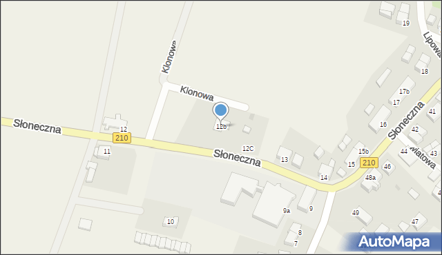 Motarzyno, Słoneczna, 5, mapa Motarzyno