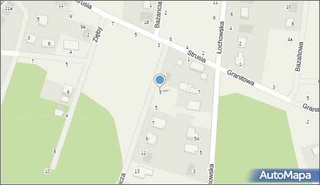 Murowaniec, Słowicza, 3, mapa Murowaniec