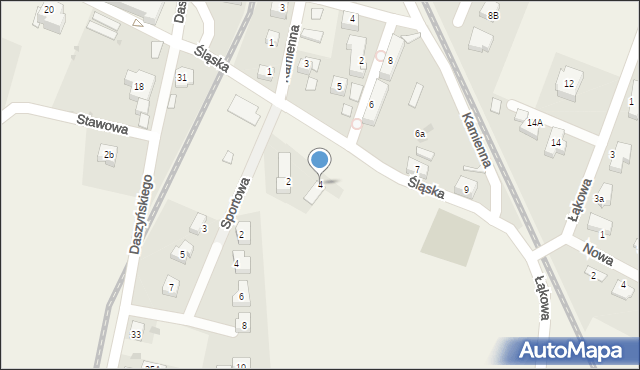 Mysłakowice, Śląska, 4, mapa Mysłakowice