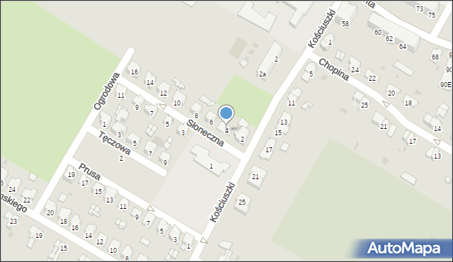 Namysłów, Słoneczna, 4, mapa Namysłów