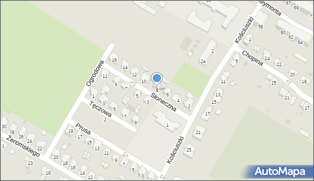 Namysłów, Słoneczna, 8, mapa Namysłów