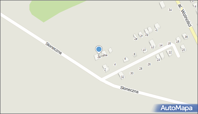 Niemodlin, Słoneczna, 2a, mapa Niemodlin