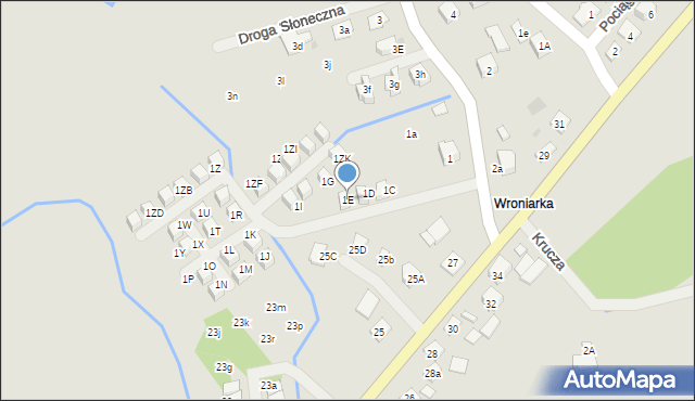 Niepołomice, Słoneczna, 1E, mapa Niepołomice