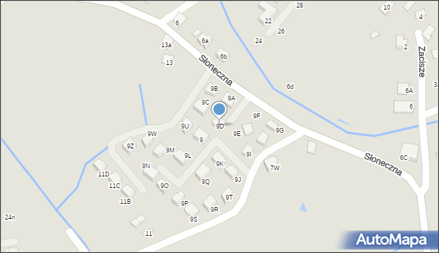 Niepołomice, Słoneczna, 9D, mapa Niepołomice