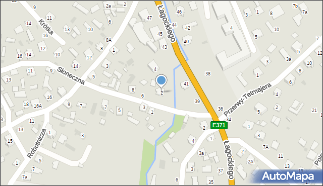 Nowa Dęba, Słoneczna, 2, mapa Nowa Dęba