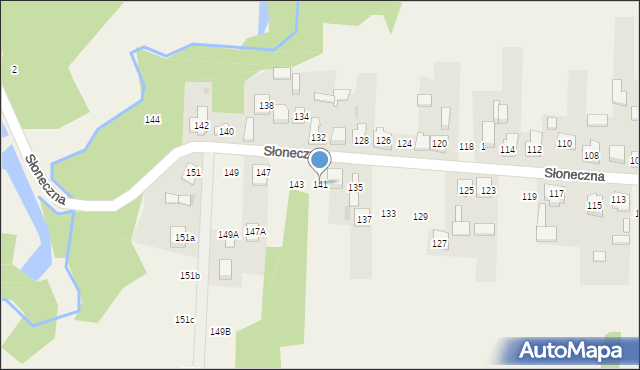 Nowa Kuźnica, Słoneczna, 141, mapa Nowa Kuźnica