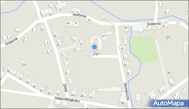 Nowa Ruda, Słoneczna, 27a, mapa Nowa Ruda