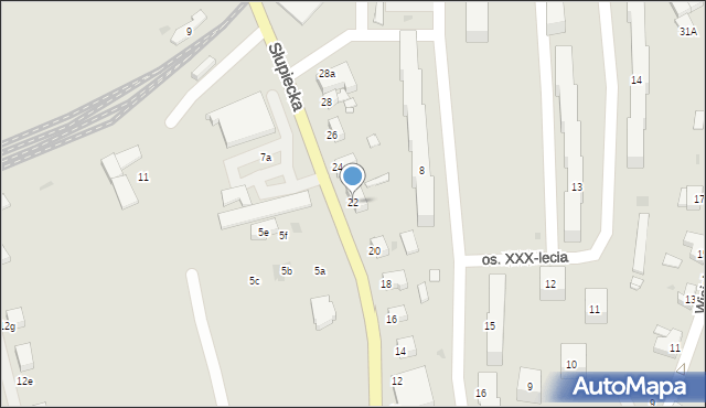 Nowa Ruda, Słupiecka, 22, mapa Nowa Ruda