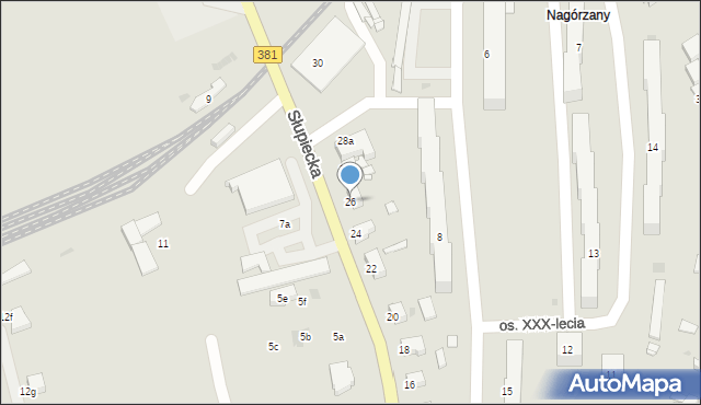 Nowa Ruda, Słupiecka, 26, mapa Nowa Ruda